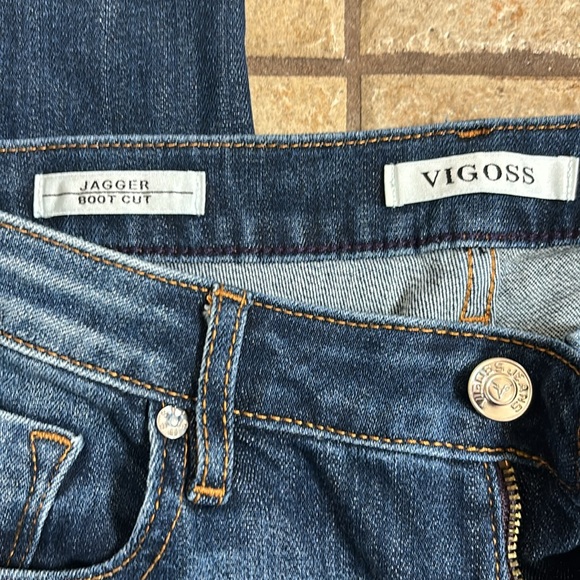 VIGOSS dark wash boot cut jeans - Picture 4 of 5